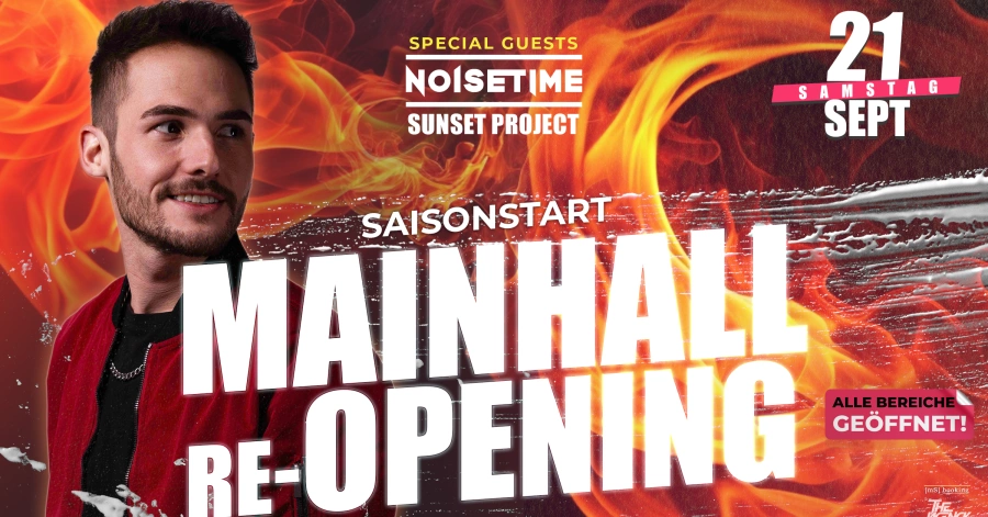 MAINHALL re-opening feat. NOISETIME/SUNSET PROJECT